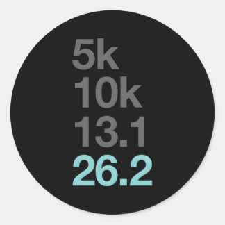 マラソンランナー5K 10K 131 262マラソン選手 ラウンドシール