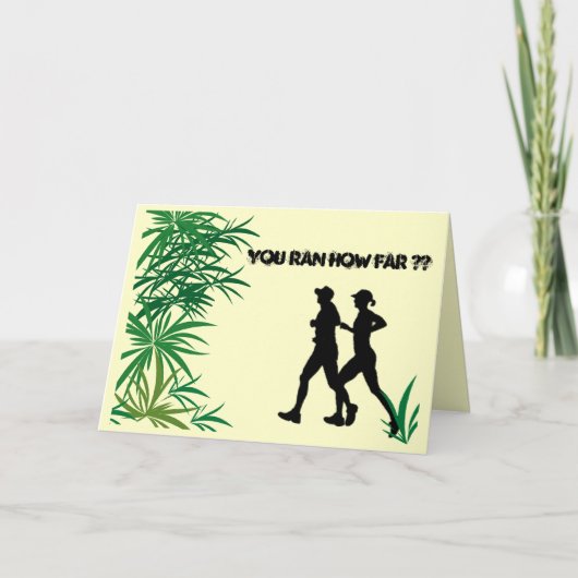 マラソンランナー カード (正面)