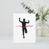 マラソンランニング優勝者チャンピオン ポストカード (スタンド正面)