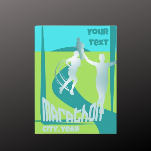 マラソンラ走ンナークラブ挨拶はがき ポストカード