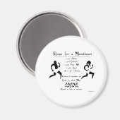 マラソンレシピ マグネット (正面/裏面)