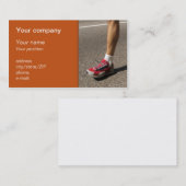 "マラソン人"の名刺 名刺 (正面/裏面)