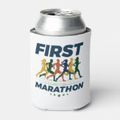 マラソン初走 缶クーラー (缶正面)
