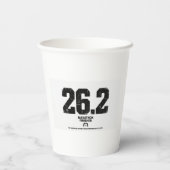 マラソン完走 42.195km ランニングギフト 紙コップ (裏面)