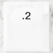 マラソン走ステッカー 楕円形シール (バッグ)