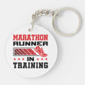 マラソン走者 キーホルダー (裏面)