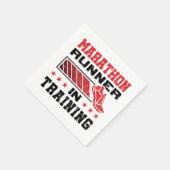 マラソン走者 スタンダードカクテルナプキン (角)