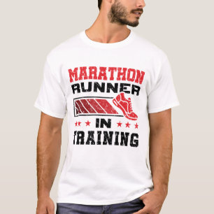 マラソン走者 Tシャツ