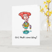 マラソン選手のお祝いカードきらきら光る- カード (黄色い花)