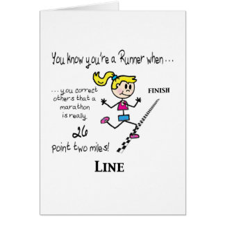 マラソン選手のためのカード