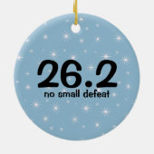 マラソン選手26.2のオーナメント セラミックオーナメント (裏面)