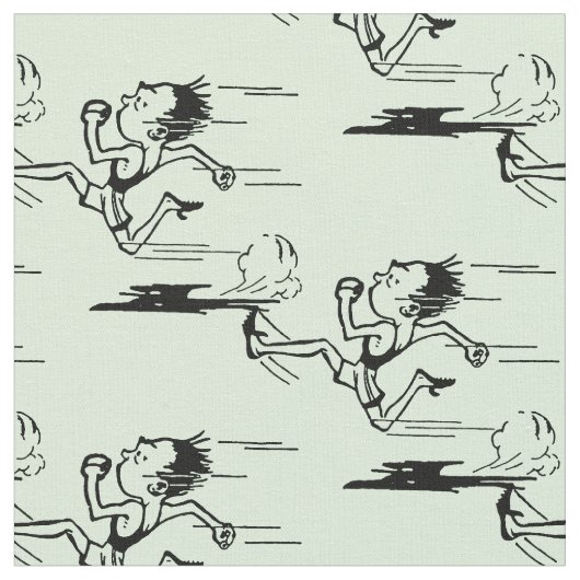 マラソン選手 ファブリック (クローズアップ)