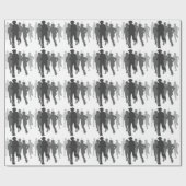 マラソン選手 ラッピングペーパー (フラット)