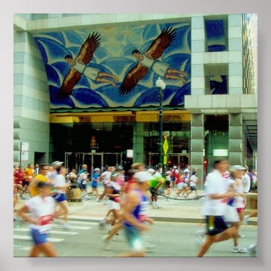 マラソン飛行 ポスター (正面)