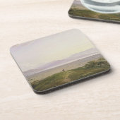 マラソン1834年の平野(グラファイト及びw/cとの コースター (左側)