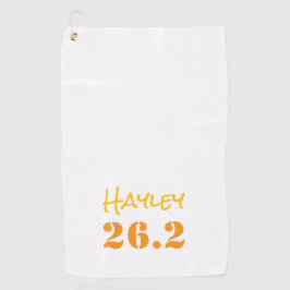 マラソン26.2名走名スポーツ ゴルフタオル