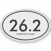 マラソン26.2 シール (正面)