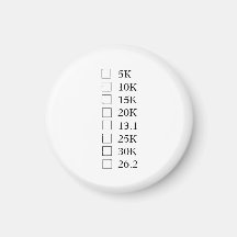 「マラソン・チェックリスト」マグネット