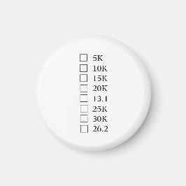 「マラソン・チェックリスト」マグネット マグネット