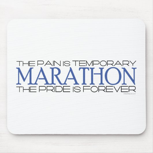 マラソン-プライドは永遠です マウスパッド (正面)