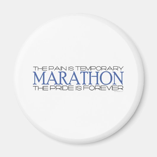 マラソン – プライドは永遠 マグネット (正面)