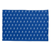 マラソン・ランナーズオンブルー 枕カバー (裏面-左)