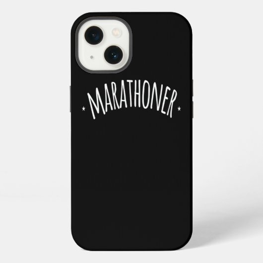 マラソン・ランナー・ランニングズ iPhoneケース (裏面)