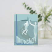 マラソン ランニング 記念品 ポストカード (スタンド正面)