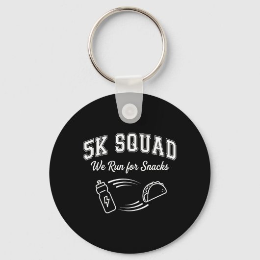 マラソン 5K レース 当日 仲間 面白い友達 キーホルダー (正面)