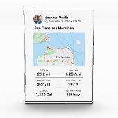 マラソン | Half 最高の Marathon  Runner Gift フォトブロック (正面)