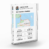 マラソン | Half 最高の Marathon  Runner Gift フォトブロック (左)