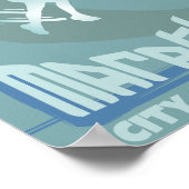 マラソ走ングメモリアの壁の装飾 ポスター (角)