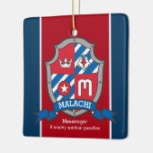 マラチの名前はクレストイーグルレッドカスタムの意味 セラミックオーナメント (左)