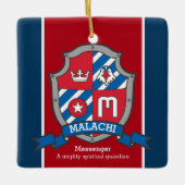 マラチの名前はクレストイーグルレッドカスタムの意味 セラミックオーナメント (正面)