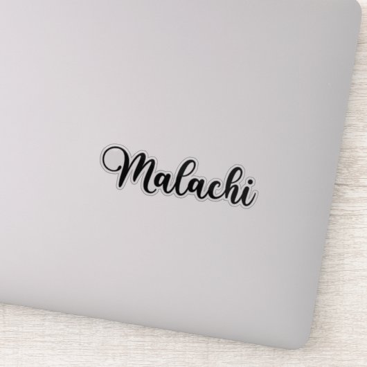 マラチ名 – 手書き書道 シール (詳細)