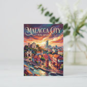 マラッカ市 マレーシア ポストカード (スタンド正面)