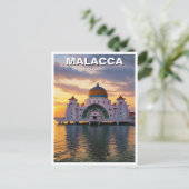 マラッカ海峡モスクマレーシア ポストカード (スタンド正面)