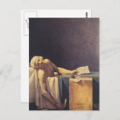 マラットの死 ポストカード (正面/裏面)