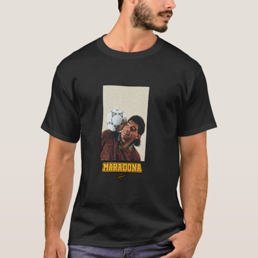 マラドーナの絵 Tシャツ (正面)