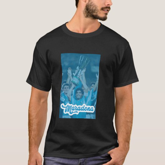 マラドーナ ナポリ カップ Tシャツ (正面)