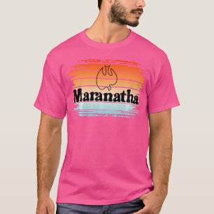 マラナータレトロドヴクリスチャン革命イエズペ Tシャツ