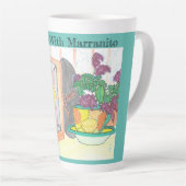 マラニトとの静物生活 カフェラテマグ (右アングル)