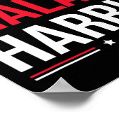 マラハリスアンチカマラハリスジョーバイデン氏縁どPr ポスター (角)