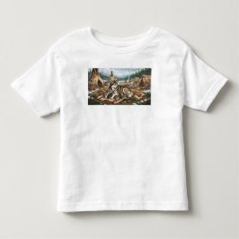 マラミュートの母バージョン1 トドラーTシャツ