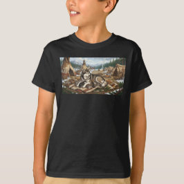 マラミュートの母バージョン1 Tシャツ