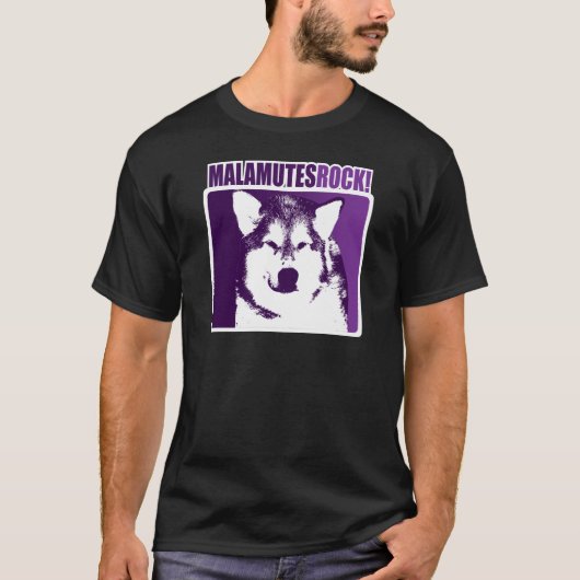マラミュートの石! Tシャツ (正面)