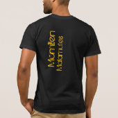 マラミュートは決してやめません Tシャツ (裏面)