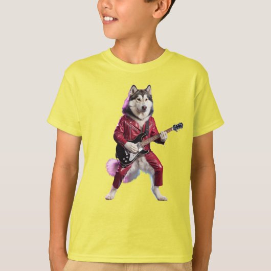 マラミュート ロックスター キッズTシャツ Tシャツ (正面)
