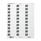 マラミート差出人住所ラベル ラベル (フルシート)