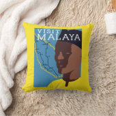 マラヤを訪れる クッション (ブランケット)